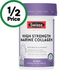 Swisse+Beauty+High+Strength+Marine+Collagen+Tablets+Pk+60%26dagger%3B