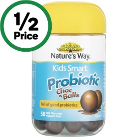 Nature%26%23039%3Bs+Way+Kids+Smart+Probiotic+Choc+Balls+Pk+50%7E