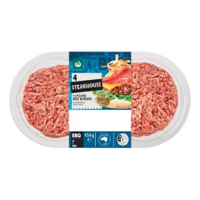 Woolworths+Australian+Steakhouse+1%2F4+Pound+Beef+Burgers+454g+Pk+4