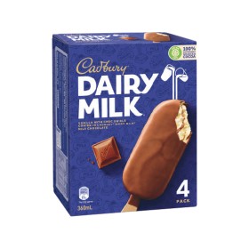 Cadbury+Ice+Cream+Sticks+360ml+Pk+4+%26ndash%3B+From+the+Freezer