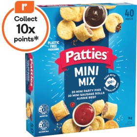 Patties+Party+Pack+Mini+Pies+%26amp%3B+Sausage+Rolls+1+kg+or+Party+Pack+1.25+kg