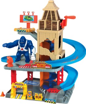 Express+Wheels+Track+N%26%23039%3B+Town+Gorilla+Attack+Playset