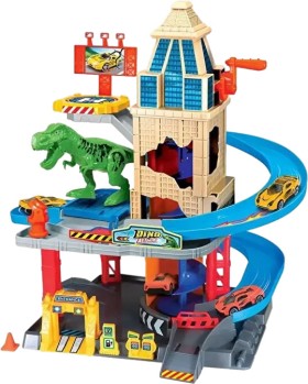 Express+Wheels+Track+N%26%23039%3B+Town+Dino+Attack+Playset