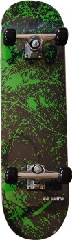 Swifte-31x8-Skateboard-Black-Green on sale