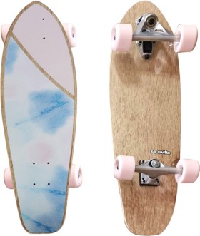 Swifte+29x8.5%26ldquo%3B+Cruiser+Board+-+Pink+Tye+Dye