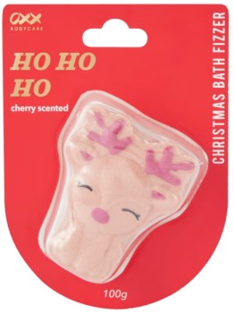 OXX-Bodycare-Ho-Ho-Ho-Christmas-Bath-Fizzer-Cherry-Scented on sale