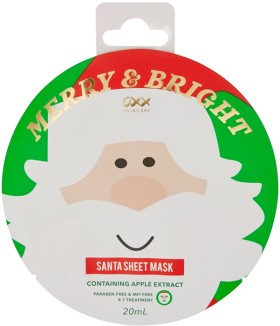 OXX+Skincare+Novelty+Santa+Sheet+Mask+20ml+-+Apple+Extract