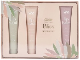 OXX-Bodycare-Bliss-Lip-Care-Set-Rose-and-Grapefruit-Scent on sale