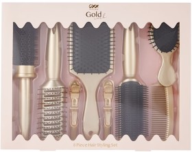 OXX+Haircare+8+Piece+Gold+Rush+Hair+Styling+Set