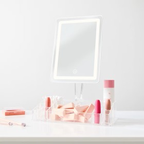 NEW-LED-Mirror-with-Storage on sale