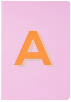 A5-Journal-Letter-A on sale