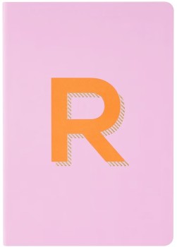 A5-Journal-Letter-R on sale