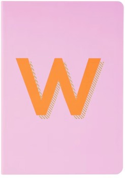 A5-Journal-Letter-W on sale