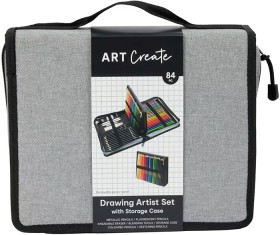 84+Piece+Art+Create+Drawing+Artist+Set+with+Storage+Case