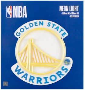 Warriors+Logo+Neon+Light