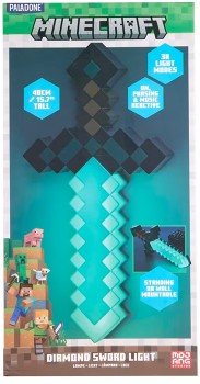 40cm-Minecraft-Diamond-Sword-Light on sale