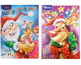 Santa+or+Reindeer+Chocolate+Advent+Calendar+75g+-+Assorted