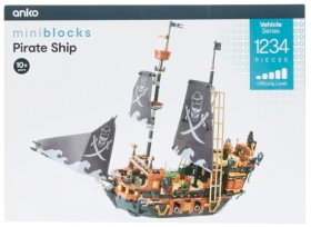 1234+Piece+Mini+Blocks+Vehicle+Series%3A+Pirate+Ship