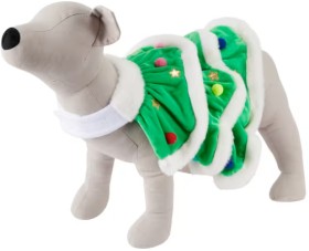 Pet-Costume-Christmas-Tree-Cape-SmallMedium on sale