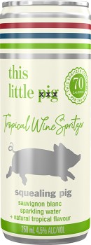 Squealing+Pig+Tropical+Sauvignon+Blanc+Spritzer+Cans+250mL