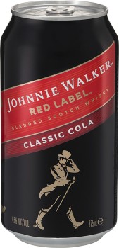 Johnnie+Walker+Red+Label+%26amp%3B+Cola+Cans+375mL