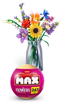 MAX+Premium+Flowers+Building+Bricks+Collection+by+ZURU+-+Assorted%5E