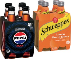 Pepsi+Max+or+Schweppes+Mixers+4x300mL+Selected+Varieties