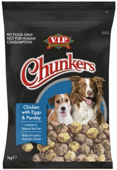 V.I.P.+Chunkers+Fresh+Dog+Food+1kg+Selected+Varieties+%28From+the+Meat+Dept%29