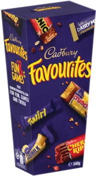 Cadbury+Favourites+336-340g+or+Toblerone+Pralines+180g+Selected+Varieties