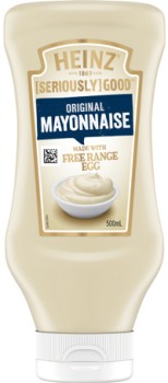 Heinz+Seriously+Good+Mayonnaise+or+Aioli+Squeezy+500mL+Selected+Varieties