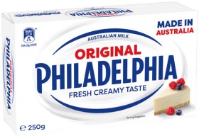 Philadelphia+Fresh+Cream+Cheese+Block+250g+Selected+Varieties