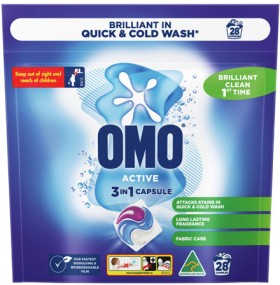 OMO+3+in+1+Laundry+Capsule+28+Pack+Selected+Varieties