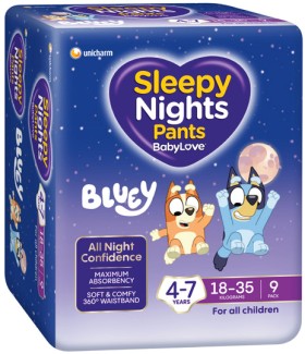 BabyLove+Sleepy+Nights+Pants+8-12+Pack+Selected+Varieties