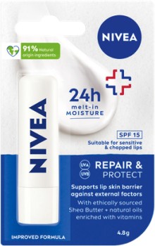 Nivea+Repair+%26amp%3B+Protect+Lip+Balm+SPF15+4.8g+Selected+Varieties