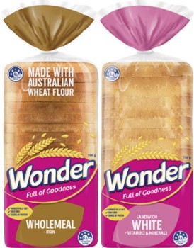 Wonder+White+or+Wholemeal+Bread+680-700g+Selected+Varieties