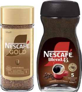 Nescaf%26eacute%3B+Blend+43+140-150g+or+Gold+90-100g+Instant+Coffee+Selected+Varieties