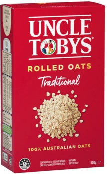 Uncle+Tobys+Traditional+or+Quick+Rolled+Oats+500g