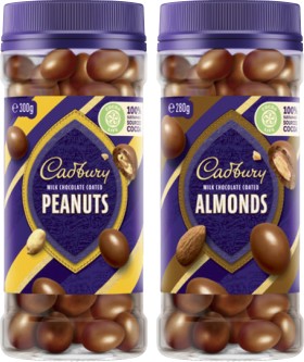 Cadbury+Chocolate+Coated+Fruit+or+Nut+Jar+280g-340g