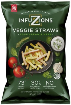 Infuzions+Veggie+Straws+90g