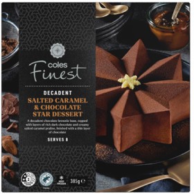 Coles+Finest+Salted+Caramel+%26amp%3B+Chocolate+Star+Dessert+385g