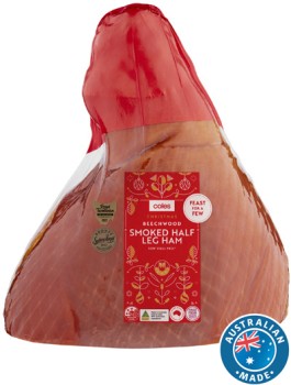 Coles+Beechwood+Smoked+Half+Leg+Ham