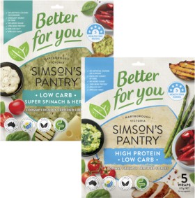 Simson%26%23039%3Bs+Pantry+Better+For+You+Wraps+210g-225g