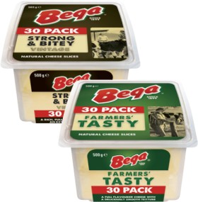 Bega-Cheese-Slices-500g on sale