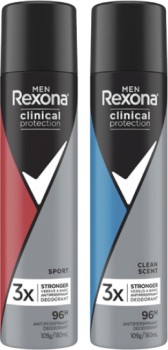 Rexona+Clinical+Protection+Antiperspirant+Aerosol+Deodorant+180mL