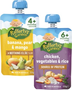 Rafferty%26%23039%3Bs+Garden+4%2B+Months%2C+6%2B+Months+or+8%2B+Months+Baby+Food+Pouch+120g