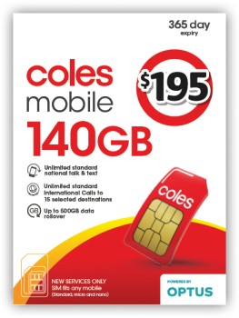 Coles+Mobile+%24195+Prepaid+SIM