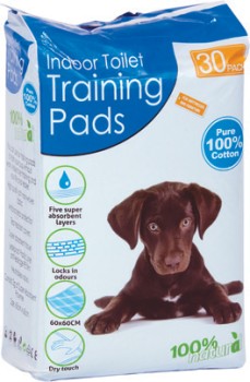 30+Pack+Puppy+Training+Pads+60x60cm