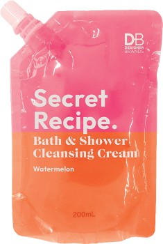 Designer+Brands+Secret+Recipe+Bath+%26amp%3B+Shower+Cleansing+Cream