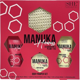 SHE+Manuka+Honey+%26amp%3B+Davidson%26%23039%3Bs+Plum+%2B+Fig+Body+Pamper+Gift+Set