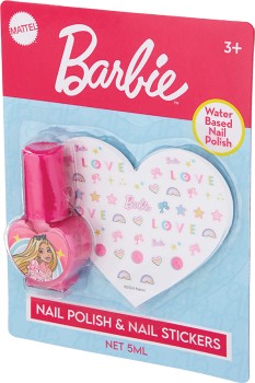 Barbie+Nail+Polish+%26amp%3B+Nail+Stickers